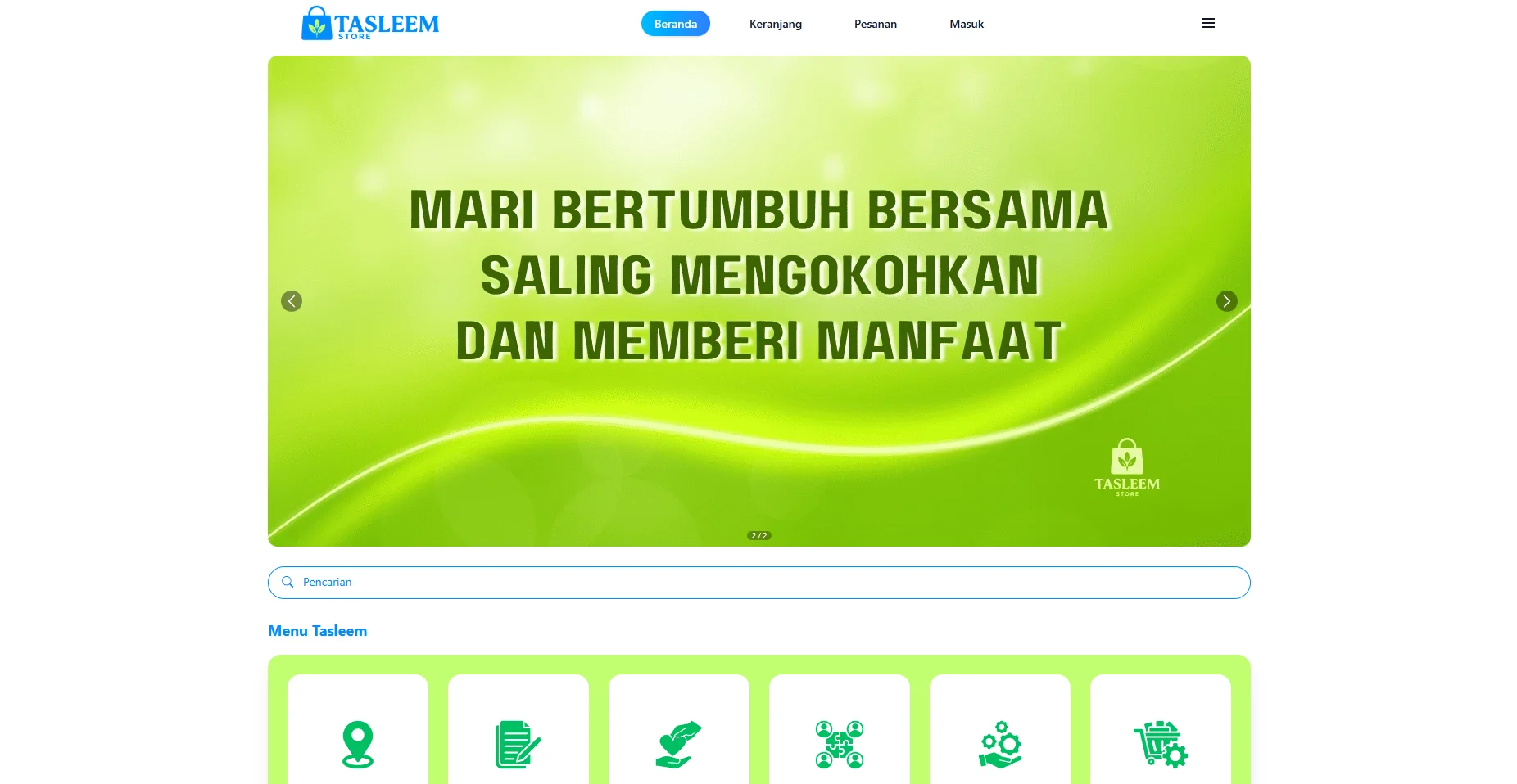 Website Marketplace - Tasleem Store - 1